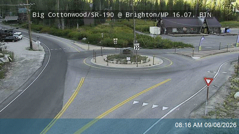 Big Cottonwood Canyon Rd / SR-190 @ Brighton / MP 16.07, BTN live camera view