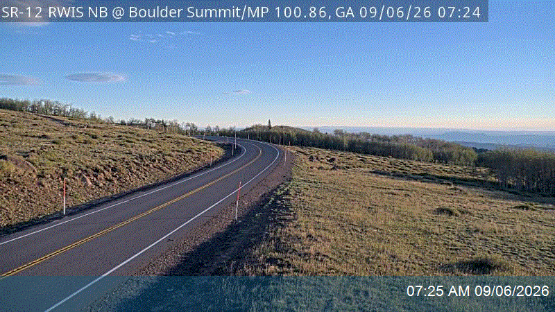 SR-12 RWIS NB @ Boulder Summit / MP 100.86, GA live camera view