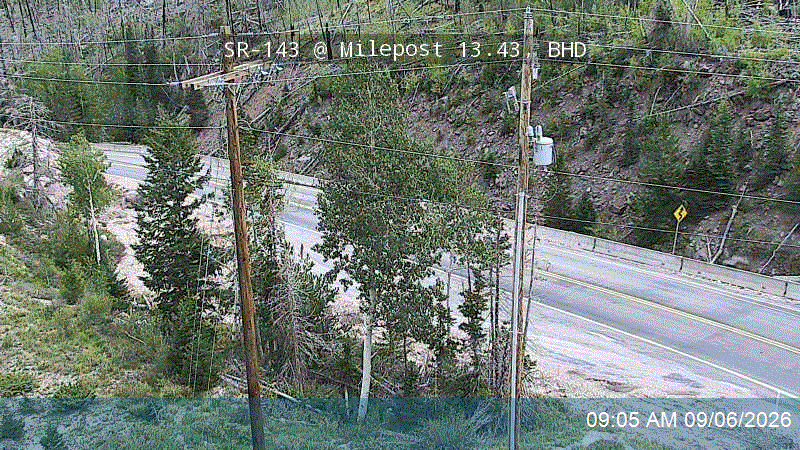 SR-143 @ Milepost 13.43, BHD live camera view