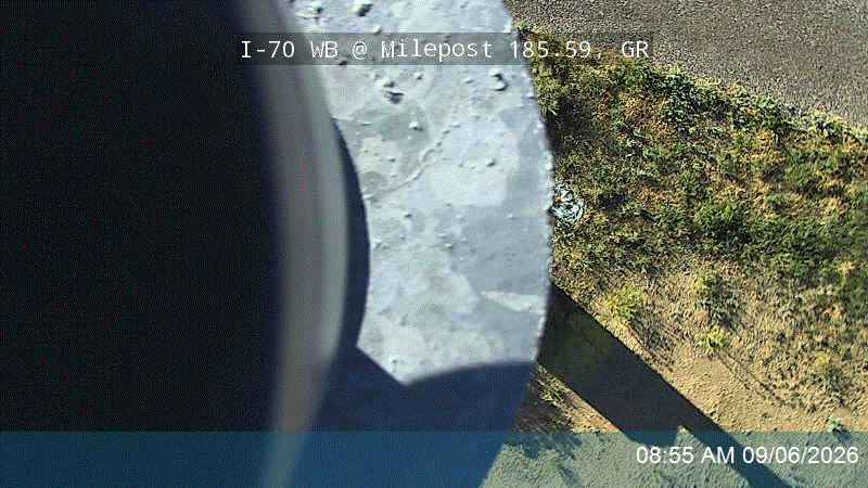 I-70 WB @ Milepost 185.59, GR live camera view