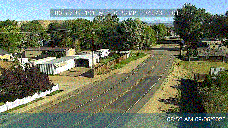 100 W / US-191 @ 400 S / MP 294.73, DCH live camera view