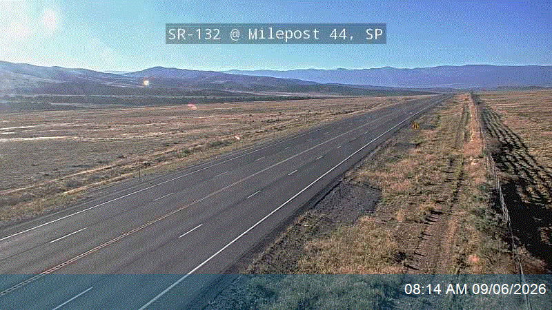 SR-132 @ Milepost 44, SP live camera view