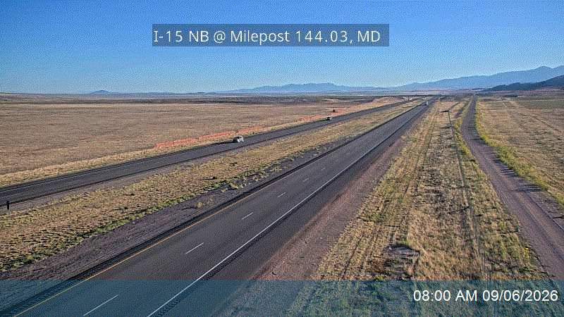 I-15 NB @ Milepost 144.03, MD live camera view