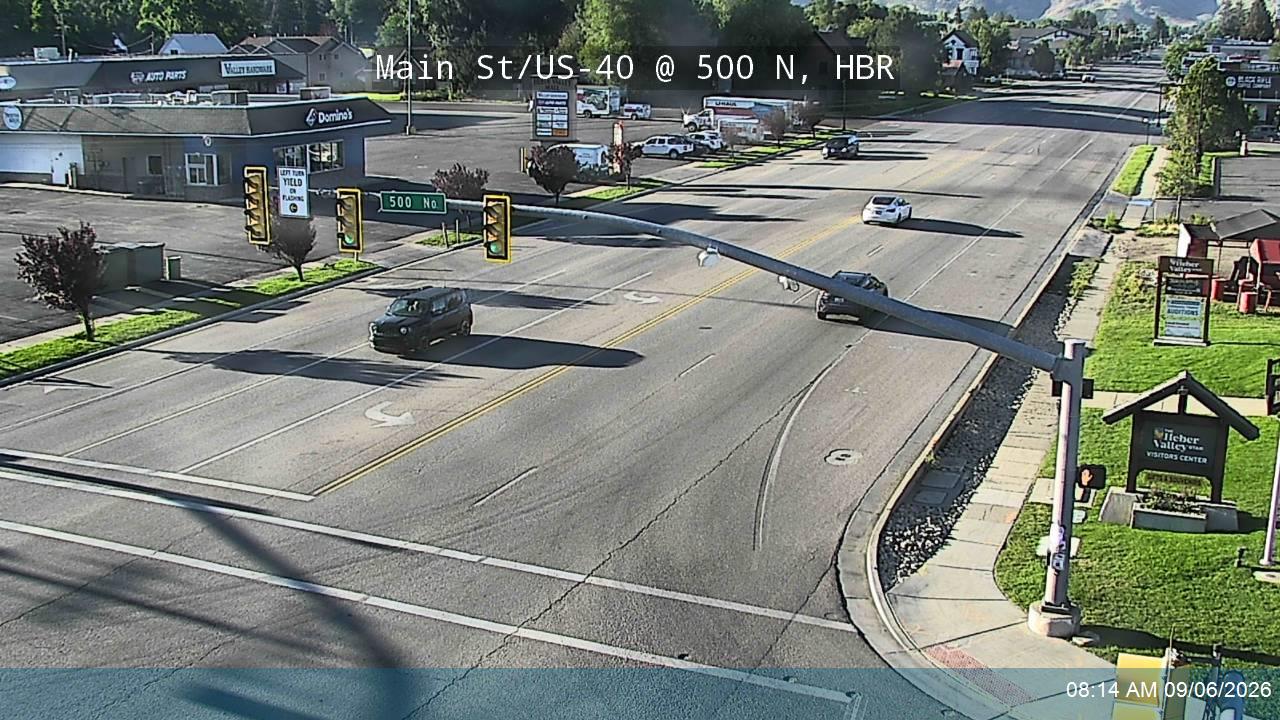 Main St / US-40 @ 500 N / MP 16.4, HBR live camera view