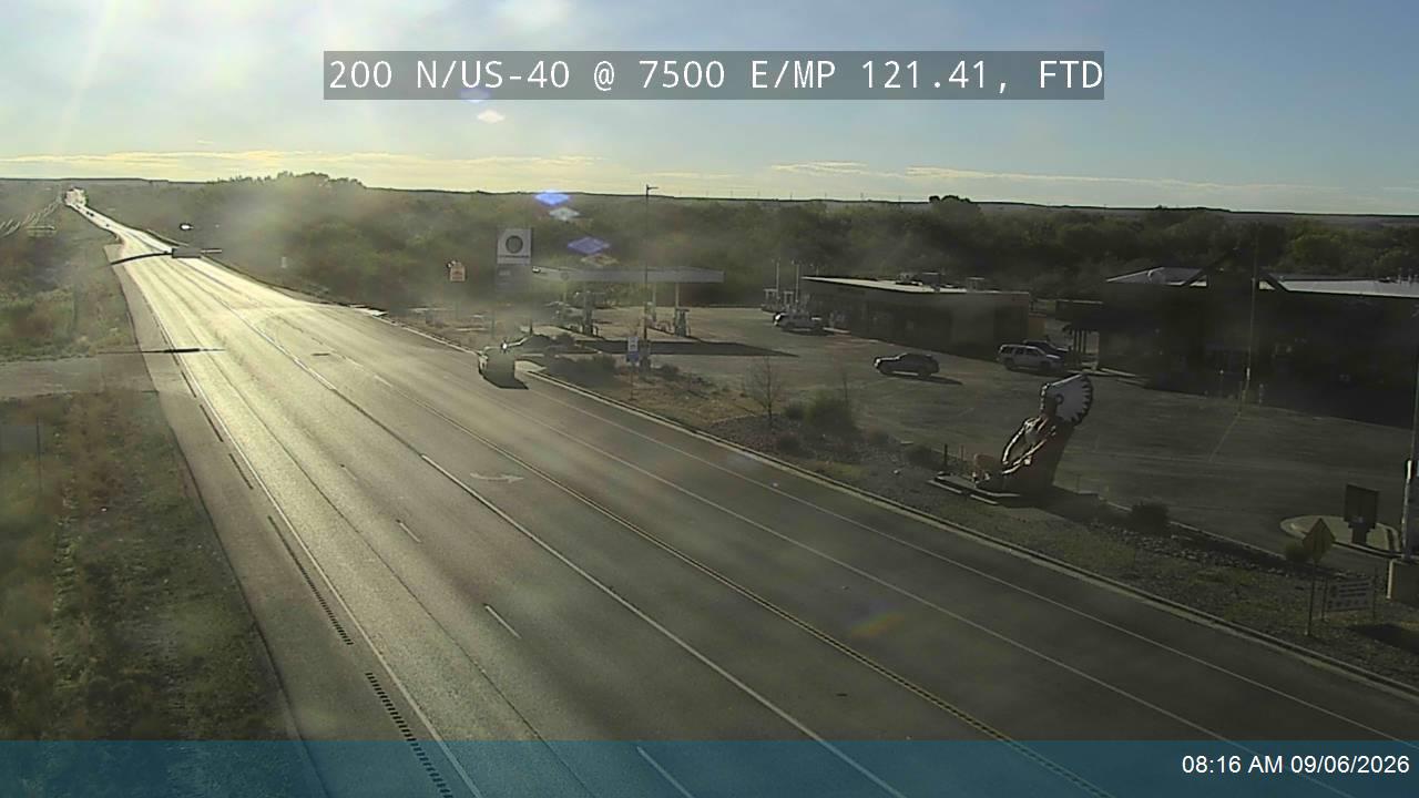 200 N / US-40 @ 7500 E / MP 121.41, FTD live camera view