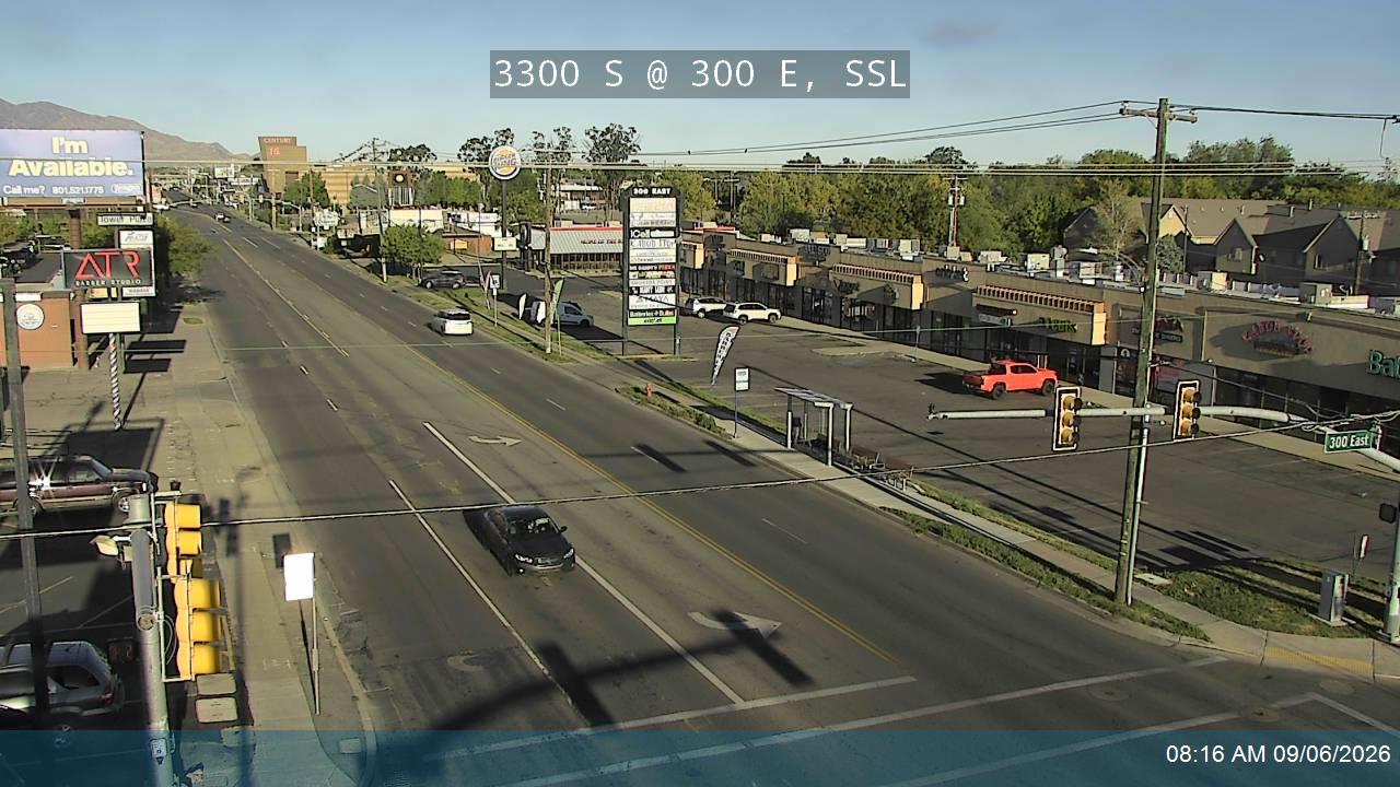 3300 S / SR-171 @ 300 E, SSL live camera view