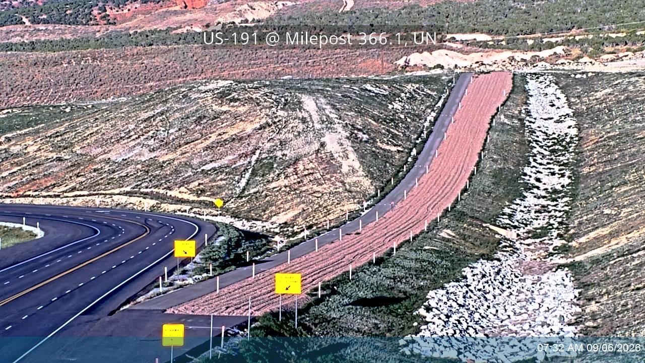 US-191 @ Milepost 366.12, UN live camera view
