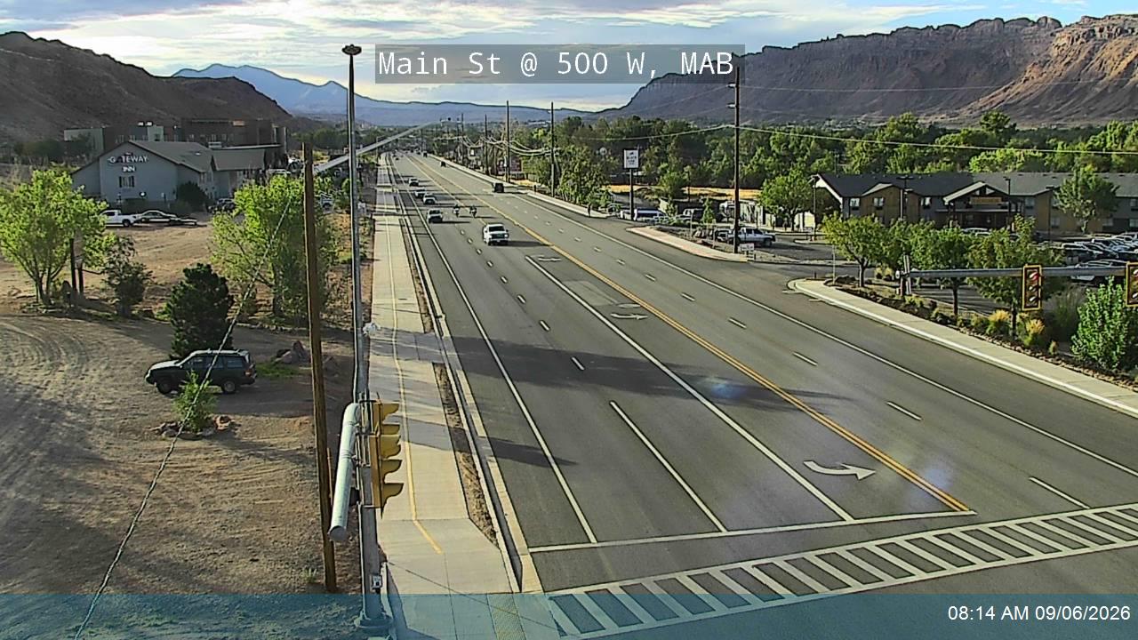 Main St / US-191 @ 500 W, MAB live camera view