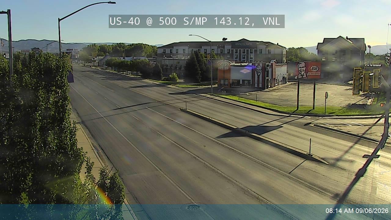 US-40 @ 500 S / MP 143.12, VNL live camera view