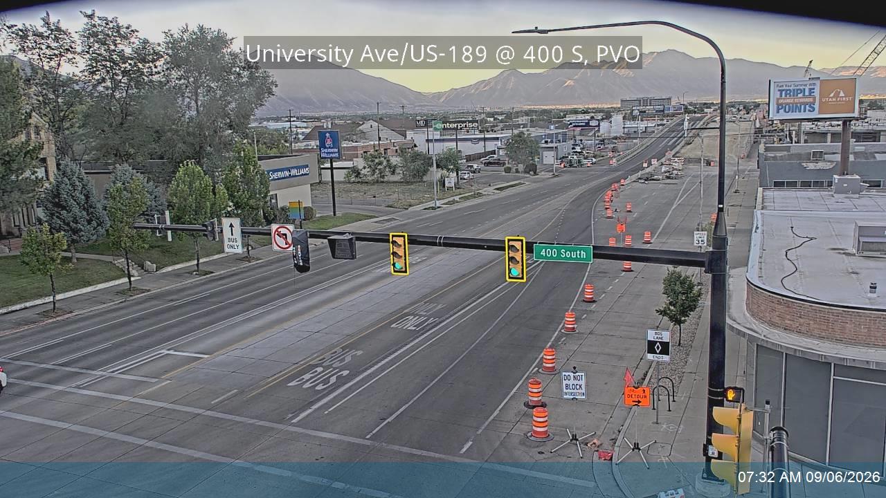 University Ave / US-189 @ 400 S, PVO live camera view