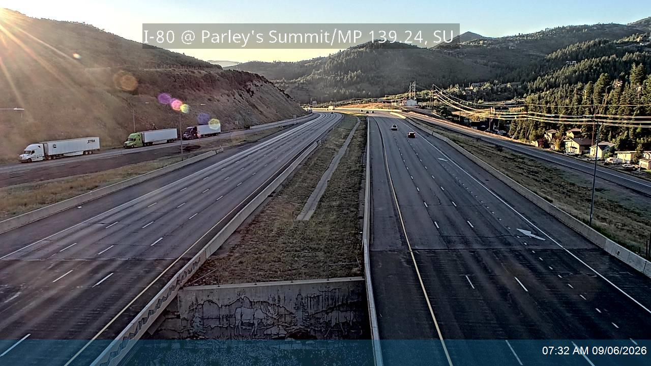 I-80 EB @ Parleys Summit / MP 139.24, SU live camera view