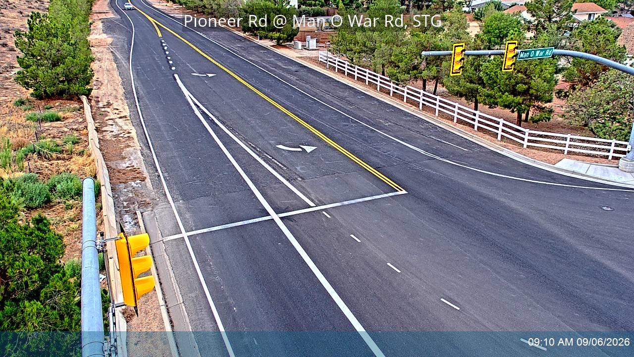 Pioneer Rd @ Man O War Rd, STG live camera view