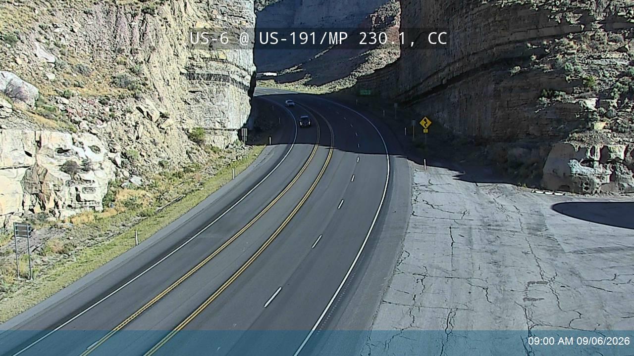 US-6 @ US-191 / MP 230.1, CC live camera view