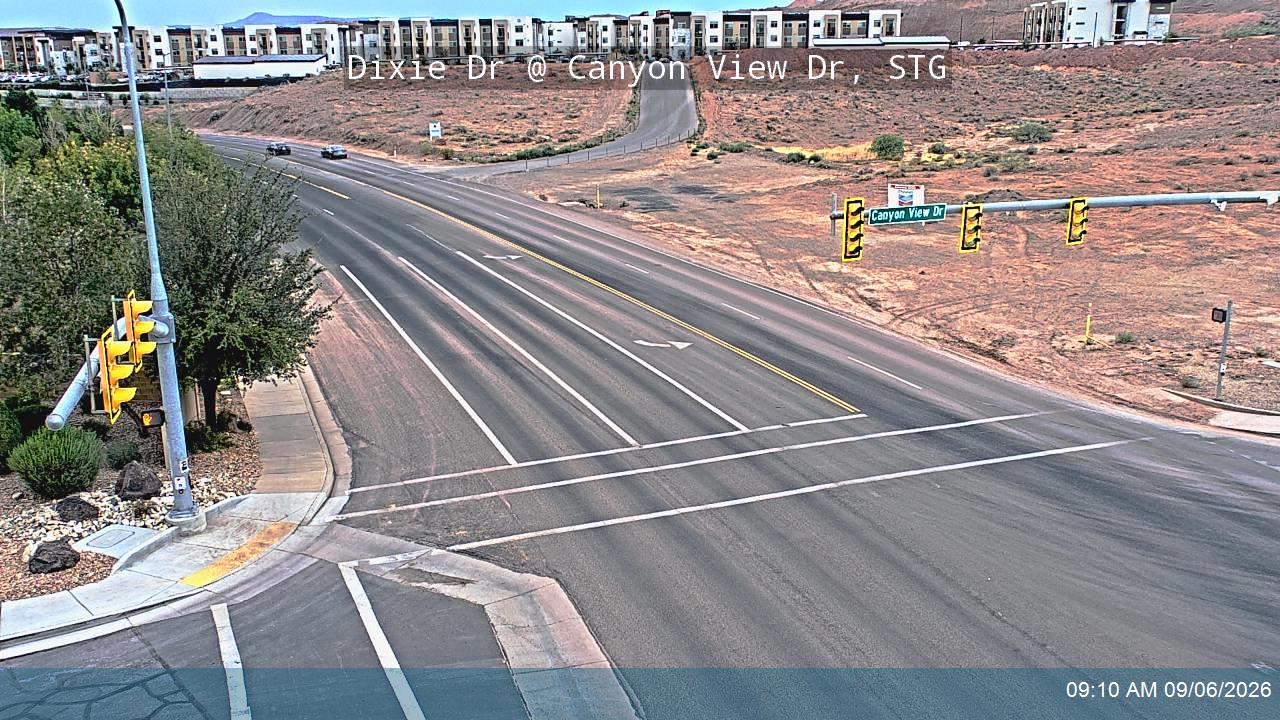 Dixie Dr @ Canyon View Dr, STG live camera view
