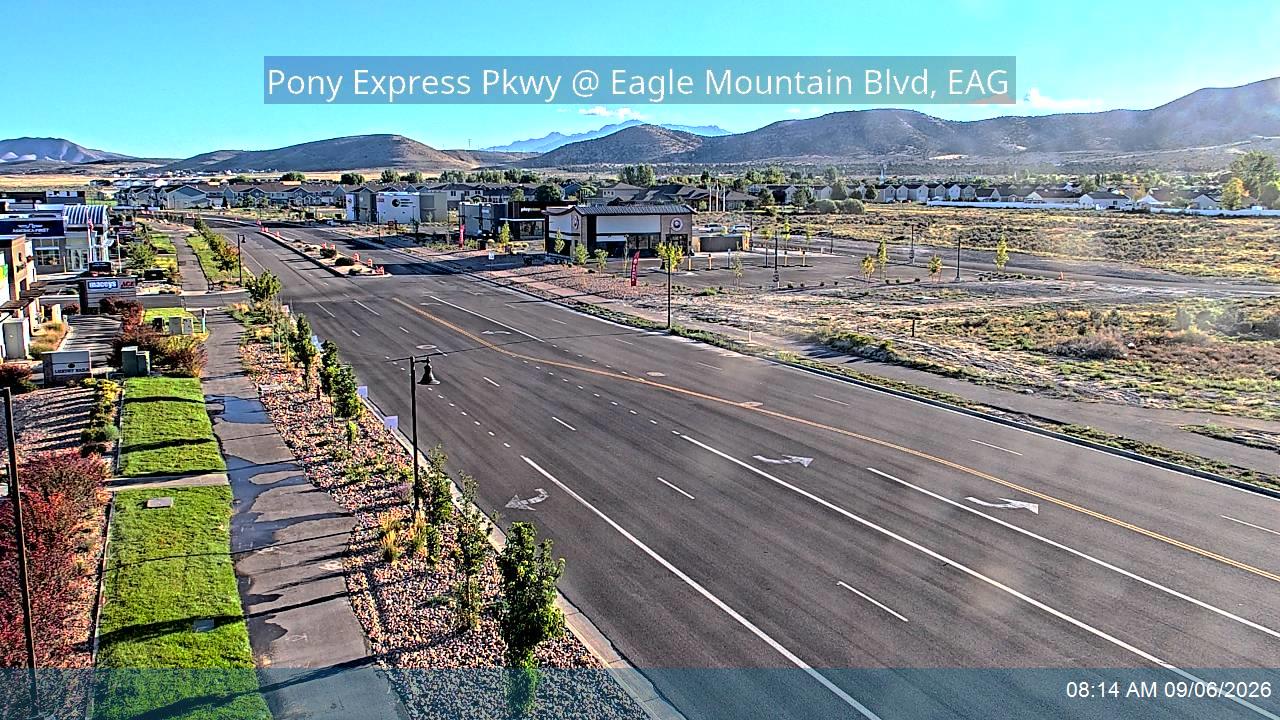 Pony Express Pkwy @ Eagle Mountain Blvd, EAG live camera view