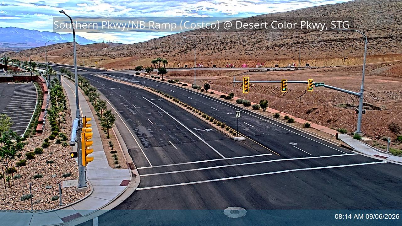Southern Pkwy / SR-7 NB Ramp (Costco) @ Desert Color Pkwy, STG live camera view
