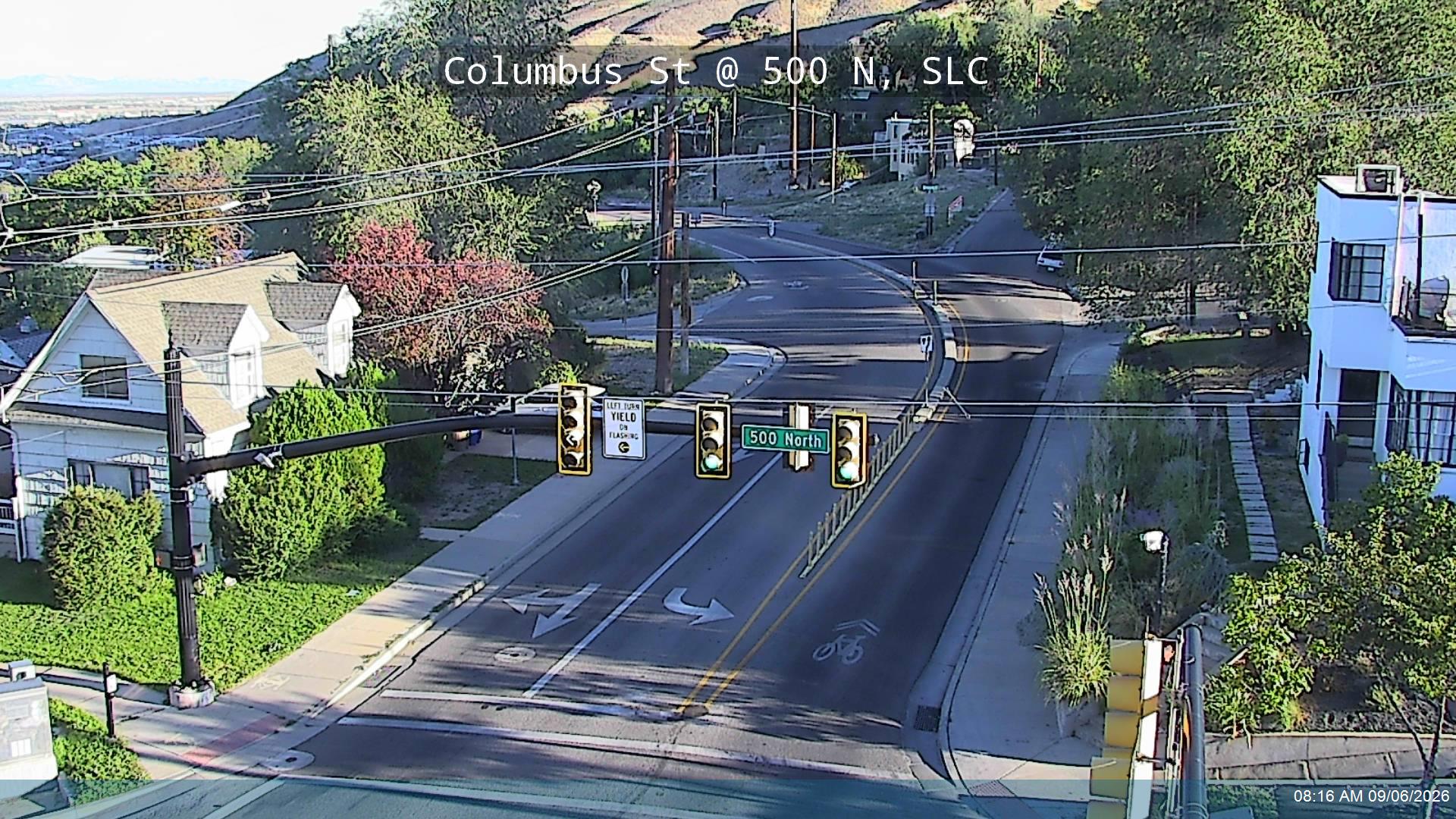 Columbus St / SR-186 @ 500 N, SLC live camera view