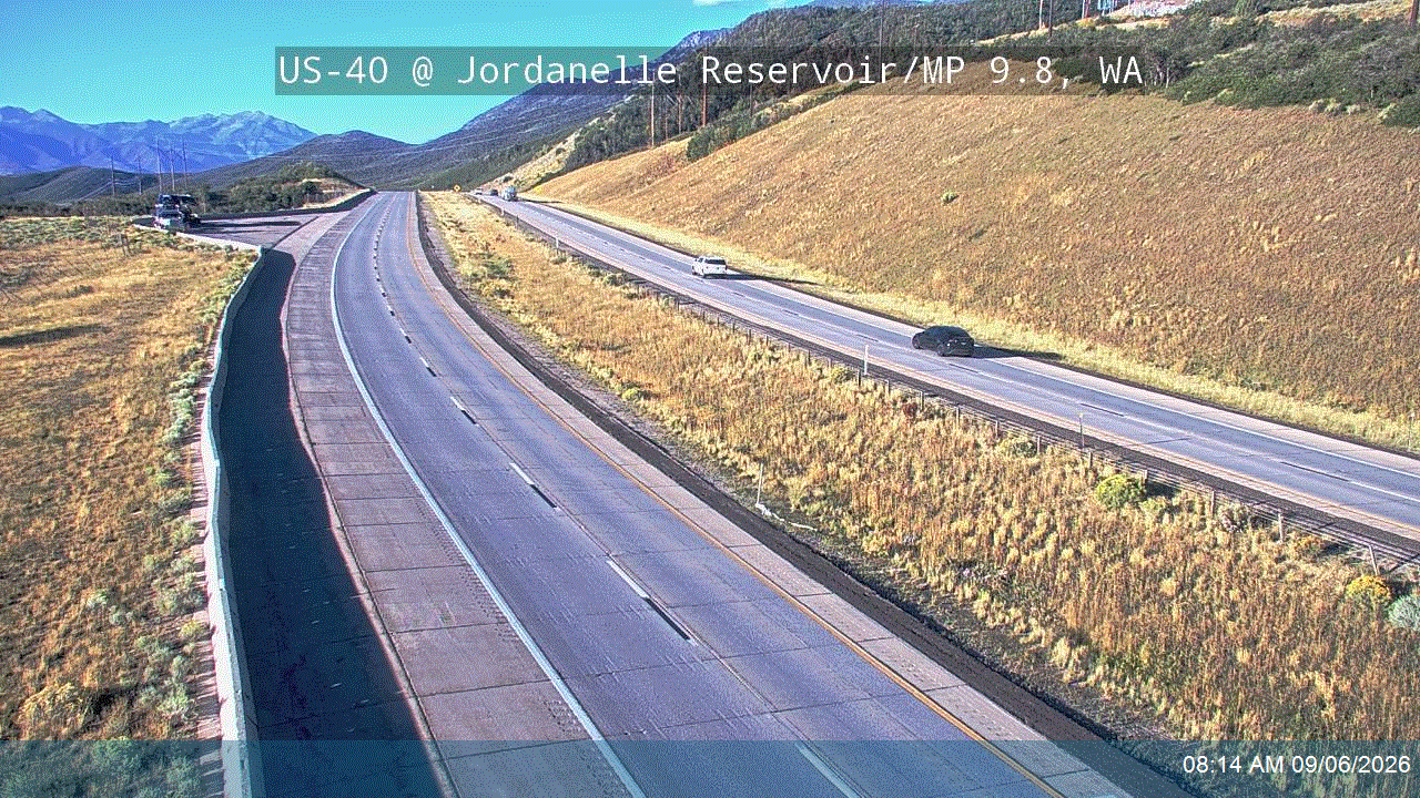 US-40 @ Jordanelle Reservoir / MP 9.8, WA live camera view