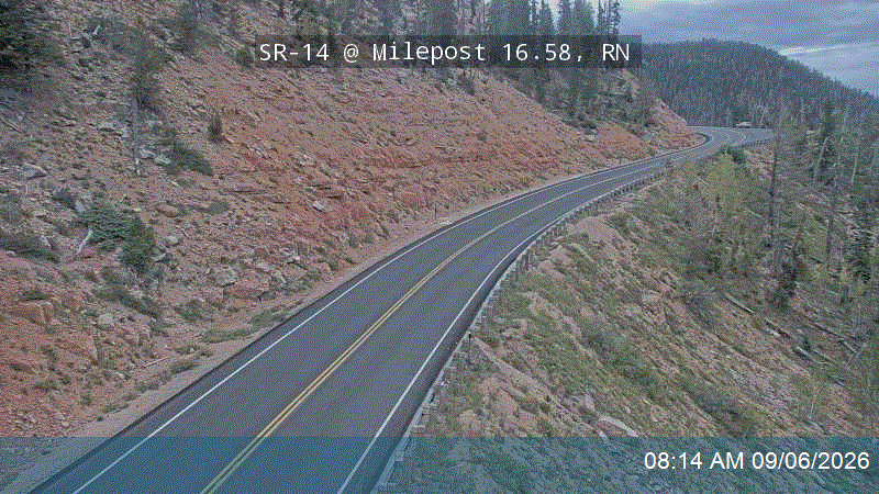 SR-14 @ Milepost 16.58, RN live camera view