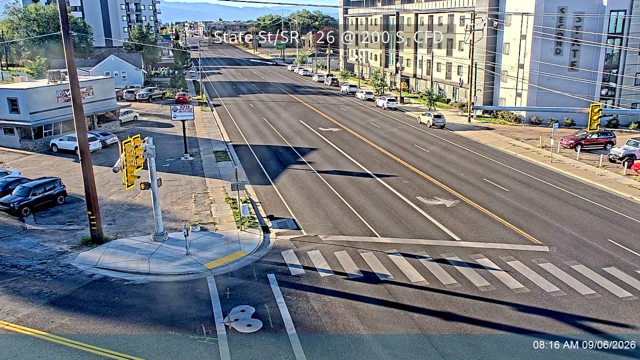 SR-126 / State St @ 200 S, CFD live camera view