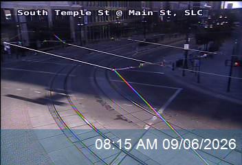 South Temple St @ Main St, SLC live camera view