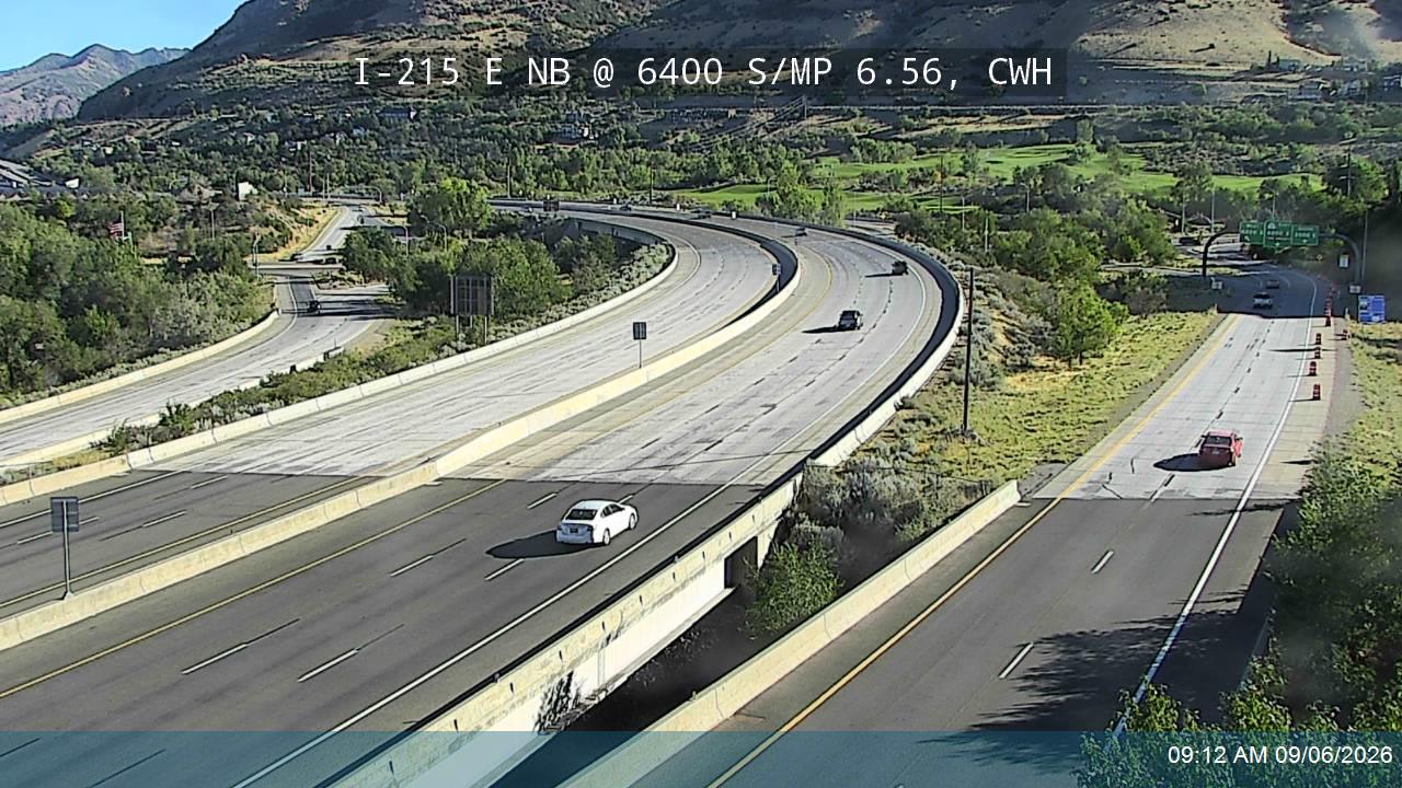 I-215 E NB @ 6400 S / MP 6.56, CWH live camera view