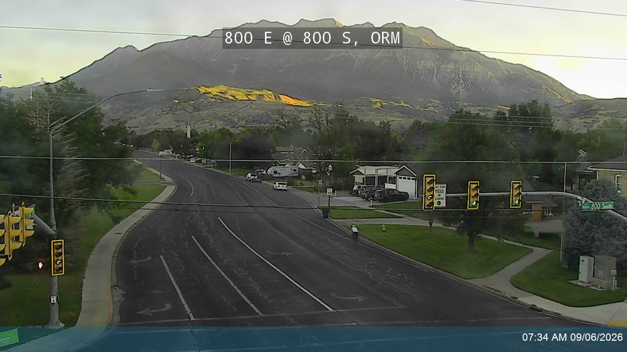 800 E @ 800 S, ORM live camera view