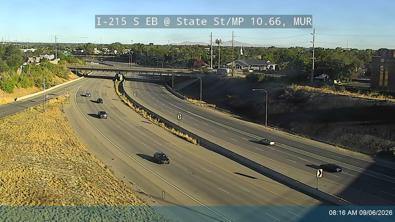 I-215 S EB @ State St / US-89 / MP 10.66, MUR live camera view