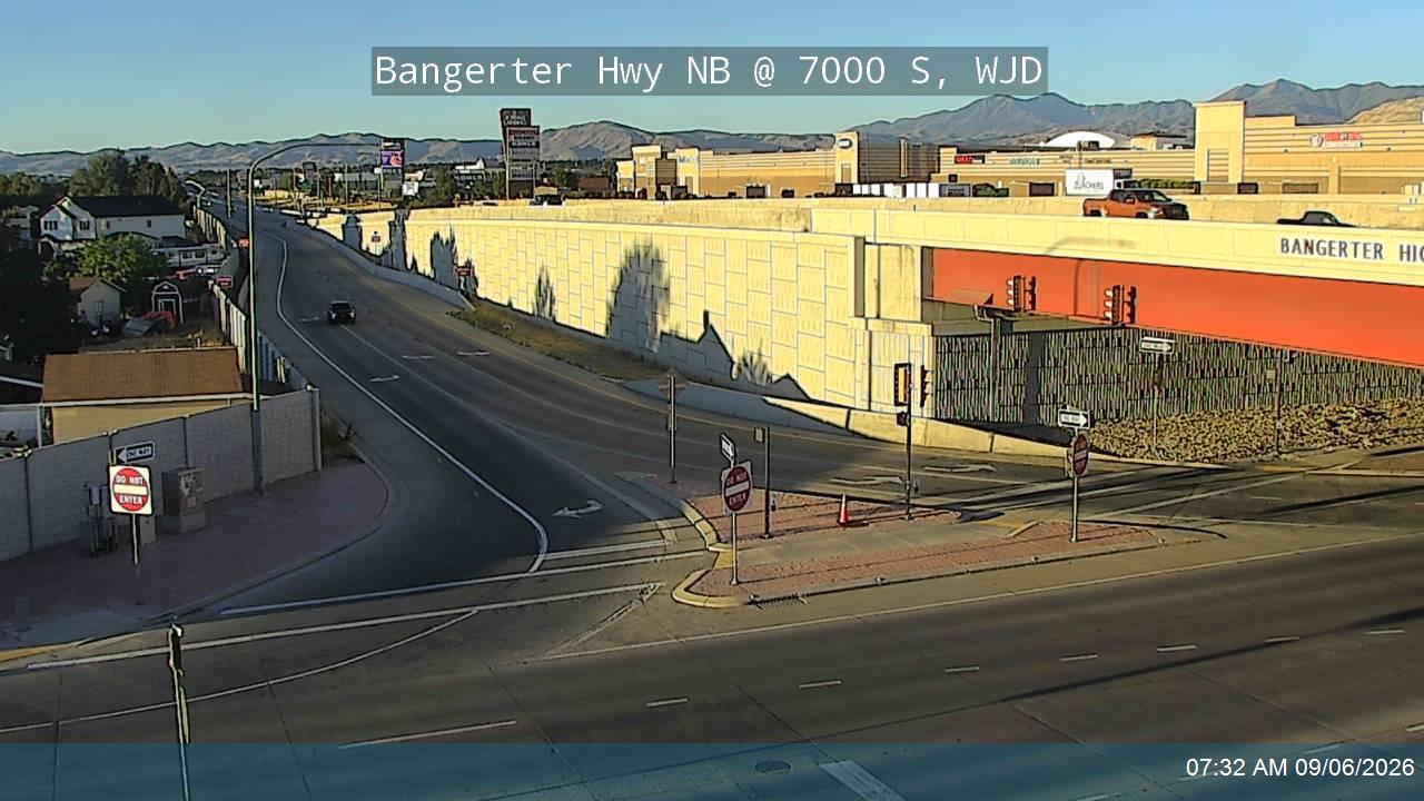 Bangerter Hwy / SR-154 NB @ 7000 S, WJD live camera view