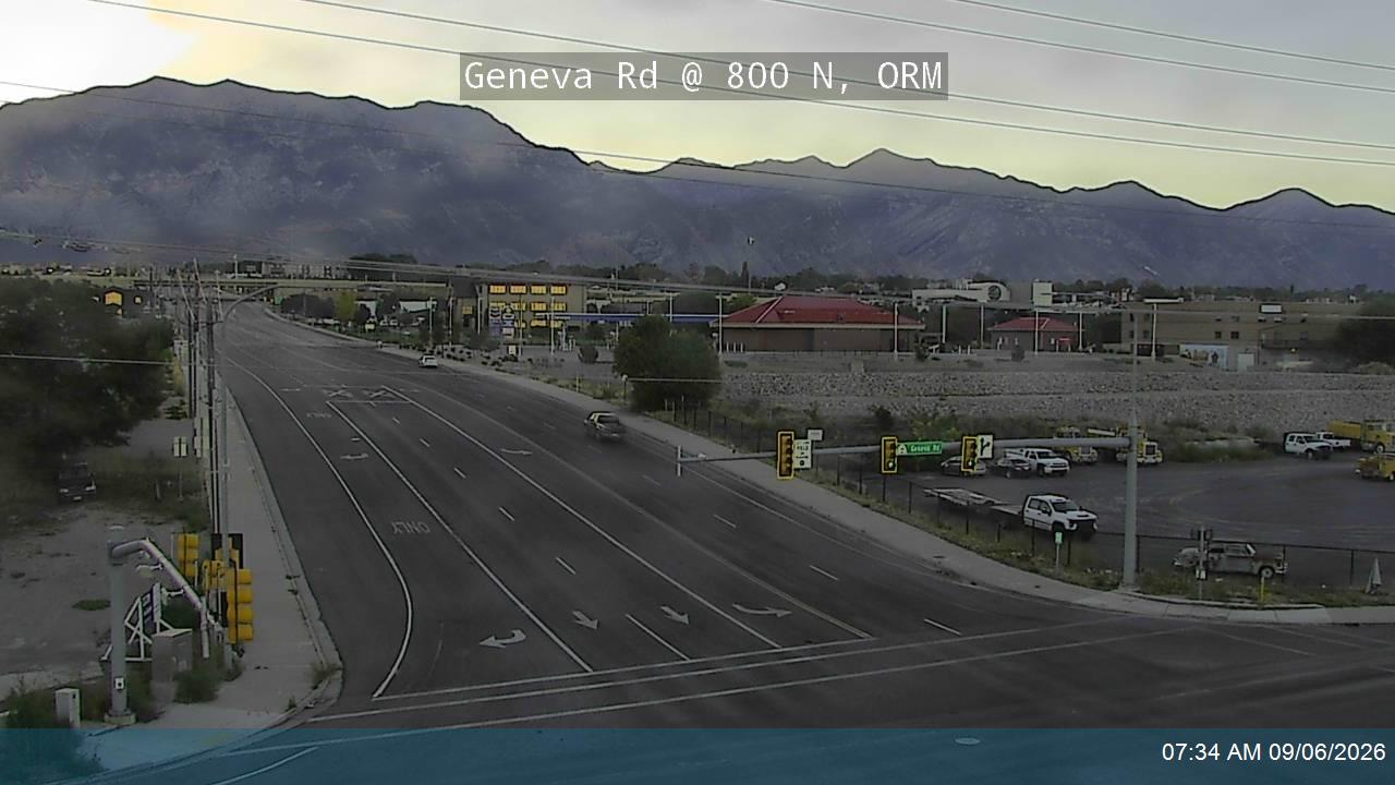 Geneva Rd / SR-114 @ 800 N / SR-52, ORM live camera view