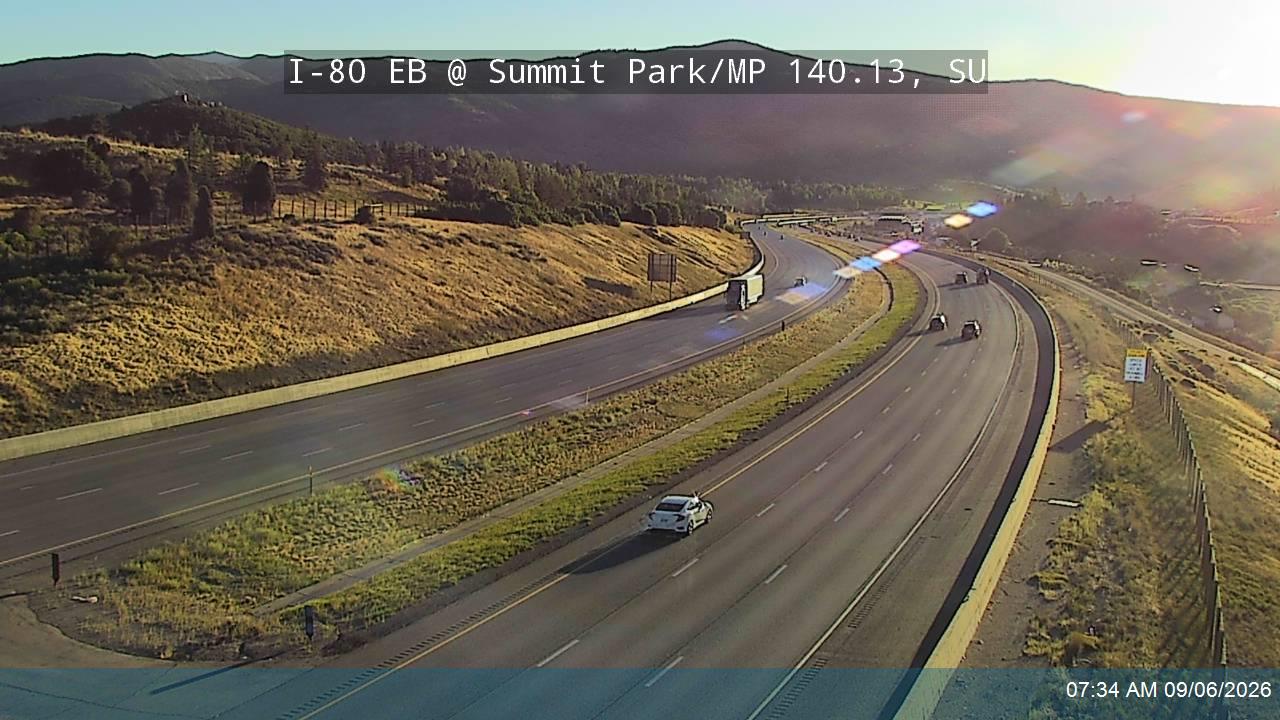 I-80 EB @ Summit Park / MP 140.13, SU live camera view
