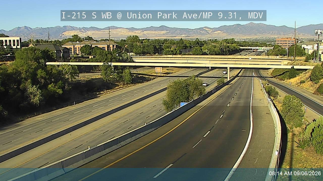 I-215 S WB @ Union Park Ave / MP 9.31, MUR live camera view