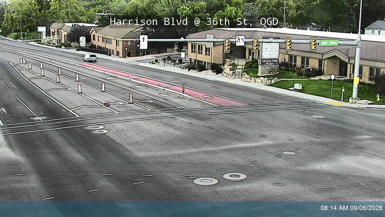 Harrison Blvd / Wildcat Way / SR-203 @ 36th St, OGD live camera view