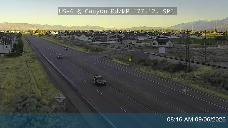 US-6 @ Canyon Rd / SR-198 / MP 177.12, SPF live camera view