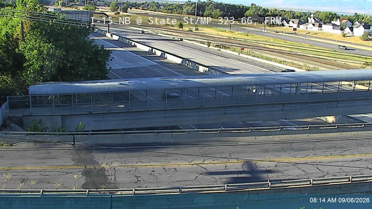 I-15 NB @ State St / MP 323.66, FRM live camera view