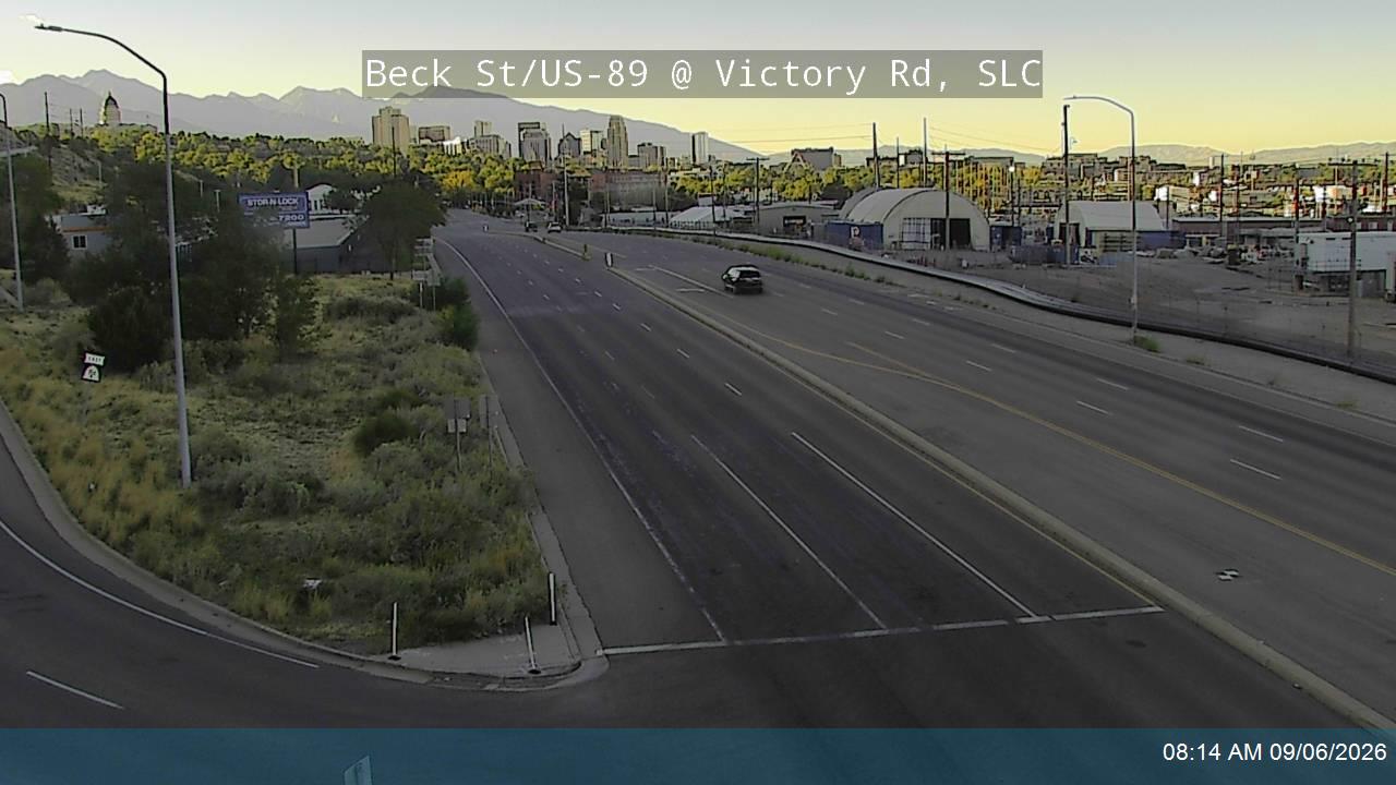Beck St / US-89 @ Victory Rd / SR-186, SLC live camera view