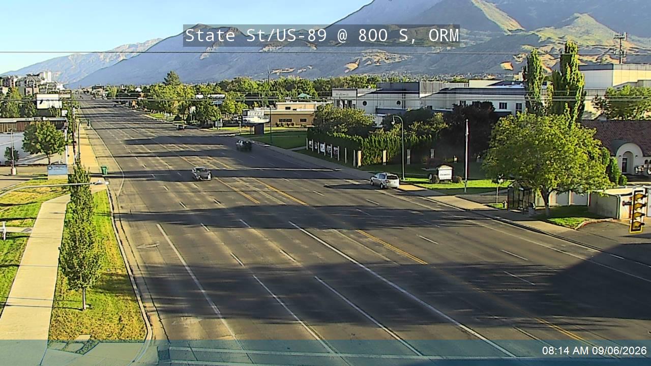 State St / US-89 @ 800 S, ORM live camera view