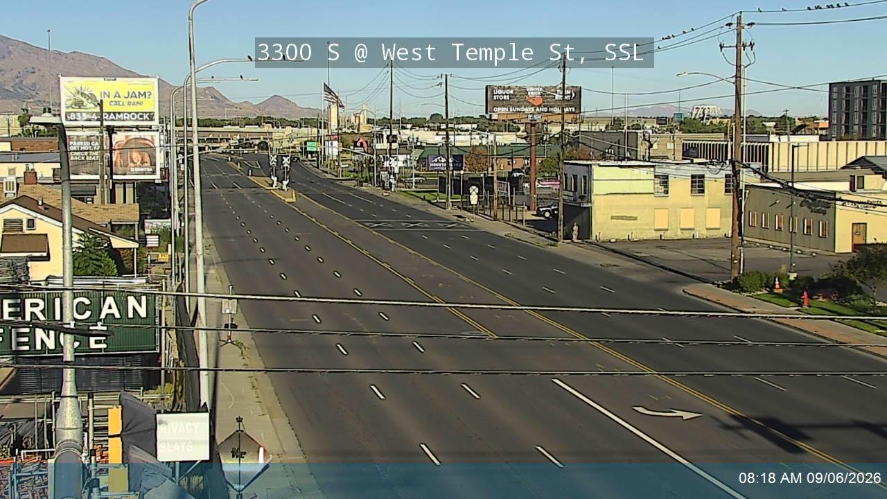 3300 S / SR-171 @ West Temple St, SSL live camera view