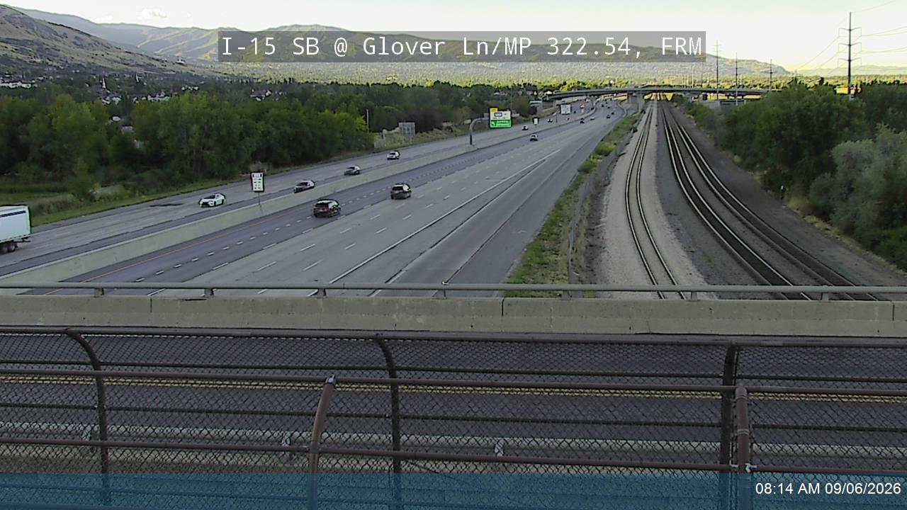 I-15 SB @ Glover Ln / MP 322.54, FRM live camera view