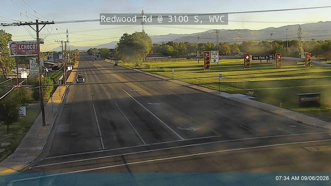 Redwood Rd / SR-68 @ 3100 S, WVC live camera view