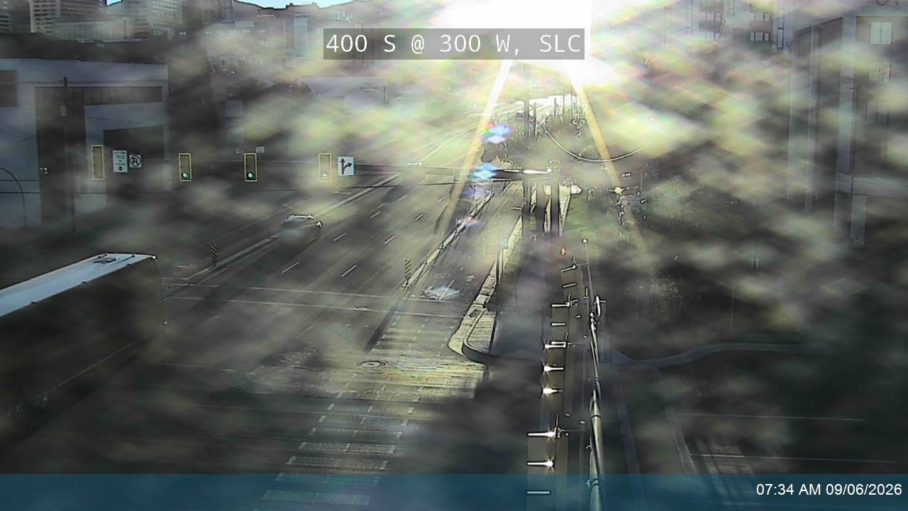 400 S / US-89 @ 300 W / John Stockton Dr / US-89, SLC live camera view