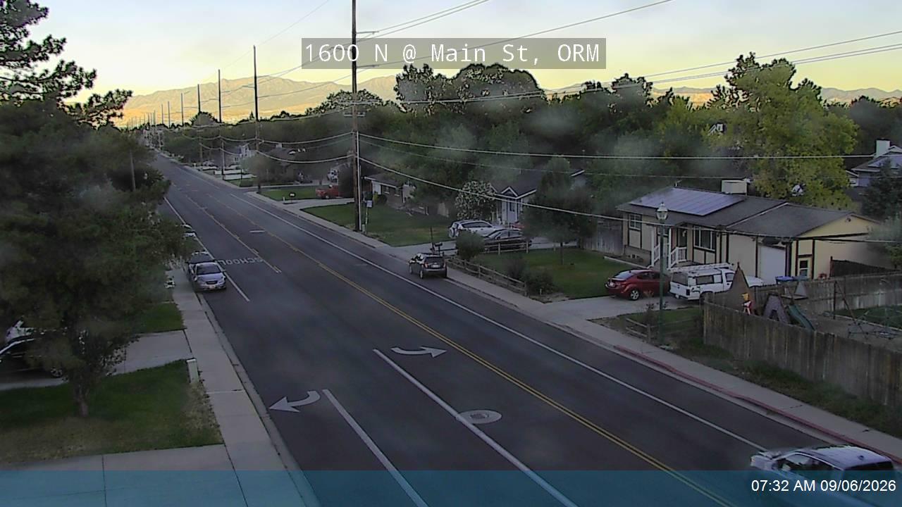 1600 N @ Main St, ORM live camera view