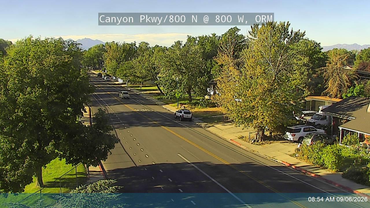 Canyon Pkwy / 800 N / SR-52 @ 800 W, ORM live camera view