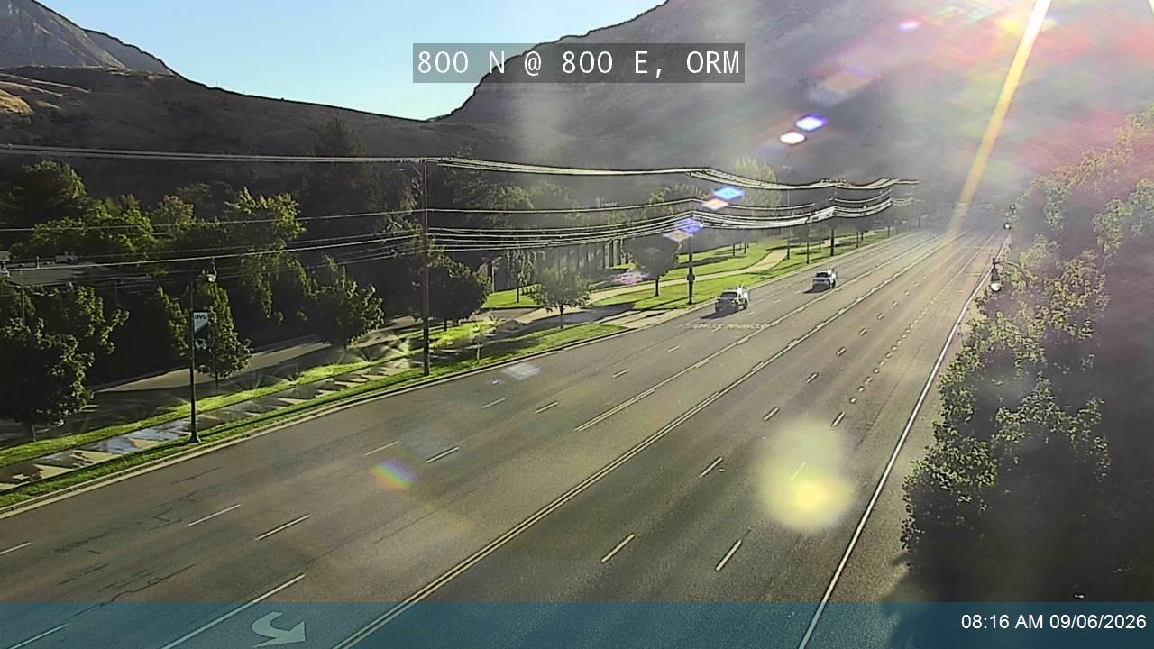 800 N / SR-52 @ 800 E, ORM live camera view