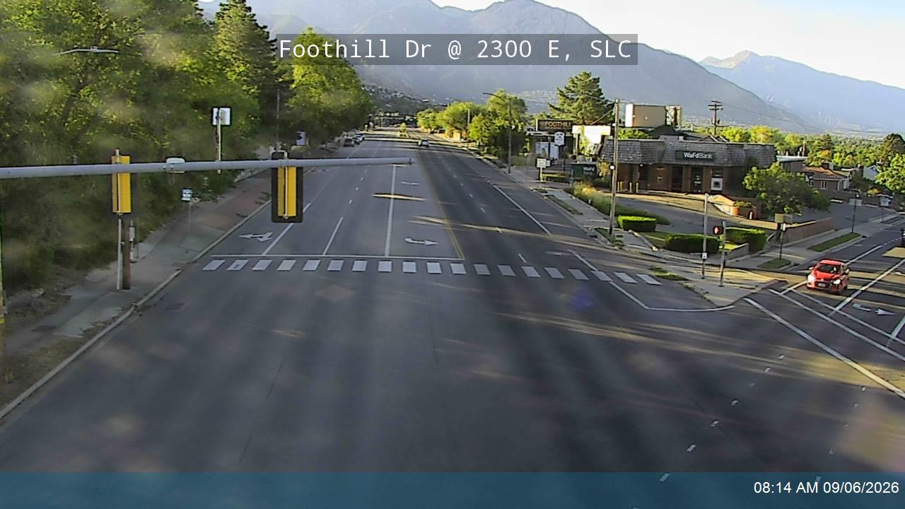 Foothill Dr / SR-186 @ 2300 E, SLC live camera view