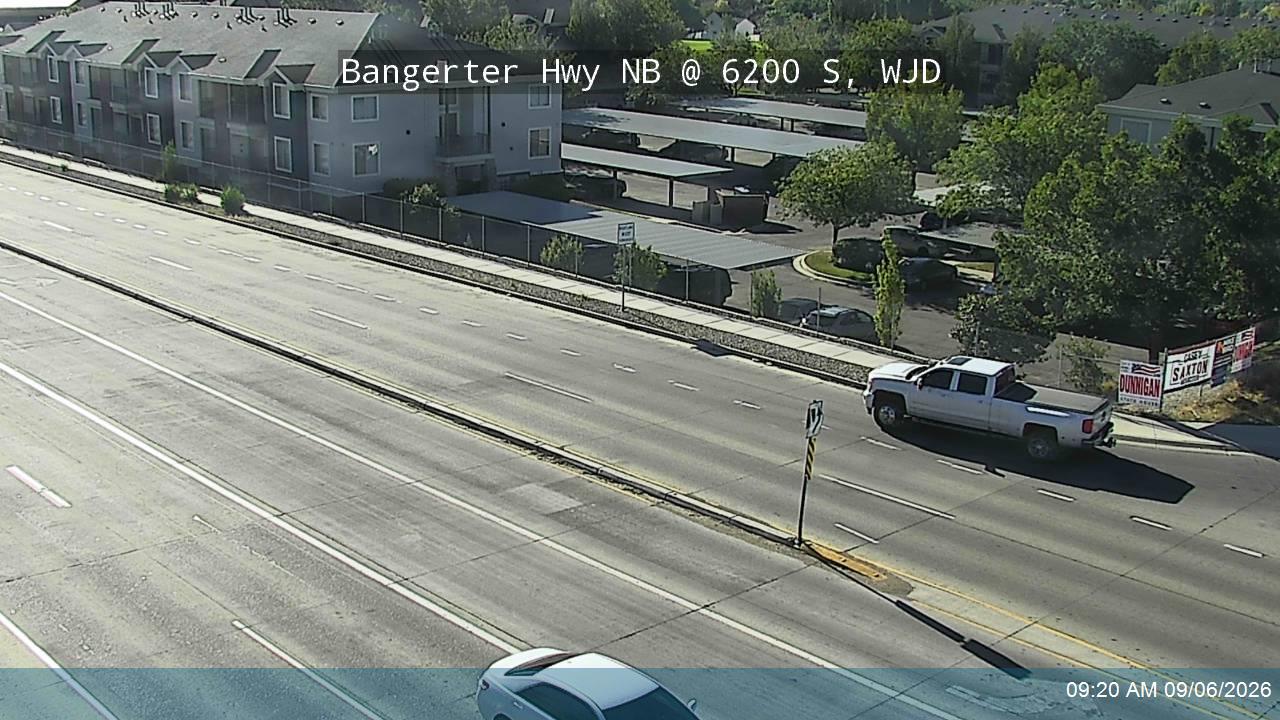 Bangerter Hwy / SR-154 NB @ 6200 S, WJD live camera view