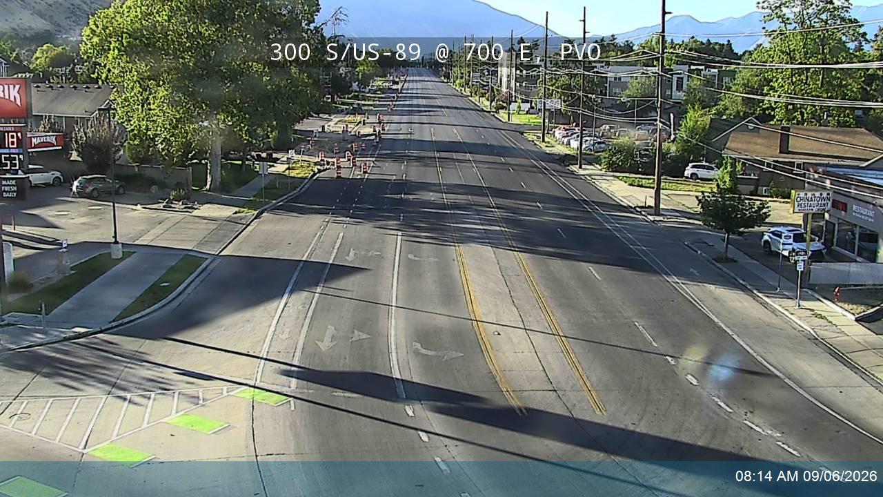 300 S / State St / US-89 @ 700 E, PVO live camera view