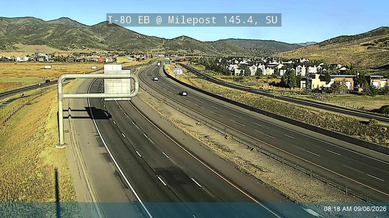 I-80 EB @ West of US-40 / MP 145.4, SU live camera view