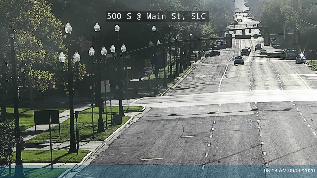 500 S / Cesar E Chavez Blvd / SR-269 @ Main St, SLC live camera view