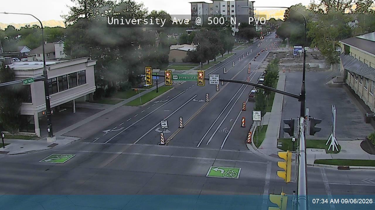 University Ave / US-189 @ 500 N, PVO live camera view